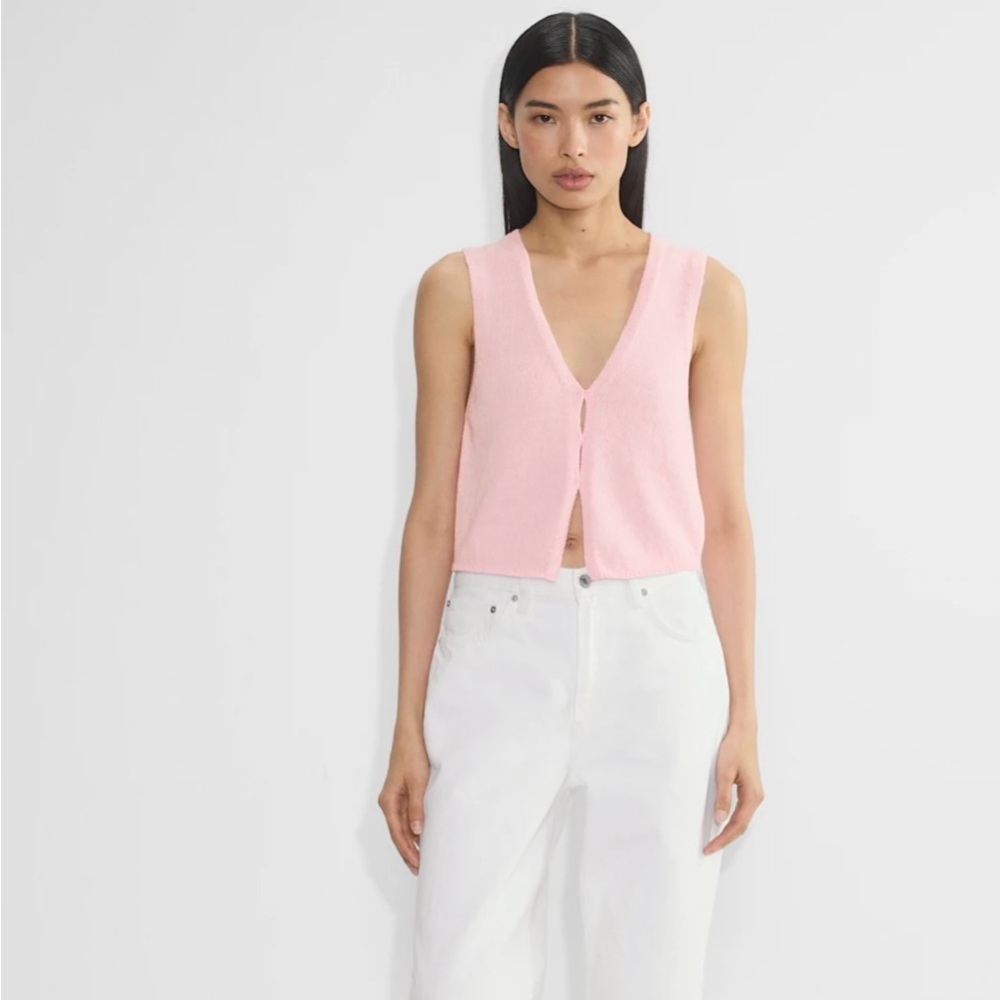 Wilfred Basque Sweater Light Pink Vest